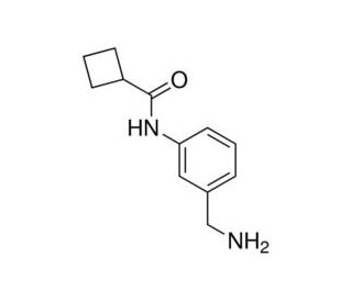 N-[3-(aminomethyl)phenyl]cyclobutanecarboxamide - chemical structure image