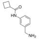 N-[3-(aminomethyl)phenyl]cyclobutanecarboxamide - chemical structure image