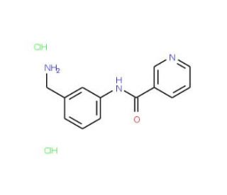 N-[3-(aminomethyl)phenyl]nicotinamide dihydrochloride - chemical structure image