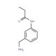 N-[3-(aminomethyl)phenyl]propanamide - chemical structure image