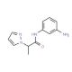 N-(3-aminophenyl)-2-(1H-pyrazol-1-yl)propanamide - chemical structure image