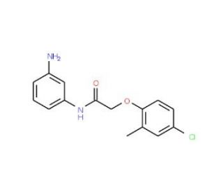 N-(3-Aminophenyl)-2-(4-chloro-2-methylphenoxy)-acetamide - chemical structure image