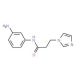 N-(3-aminophenyl)-3-(1H-imidazol-1-yl)propanamide - chemical structure image