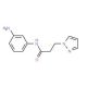 N-(3-aminophenyl)-3-(1H-pyrazol-1-yl)propanamide - chemical structure image