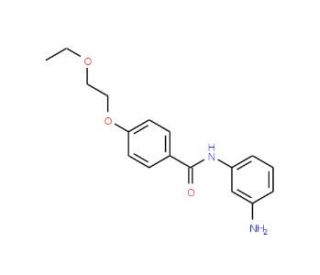 N-(3-Aminophenyl)-4-(2-ethoxyethoxy)benzamide - chemical structure image