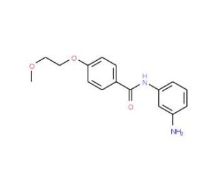 N-(3-Aminophenyl)-4-(2-methoxyethoxy)benzamide - chemical structure image