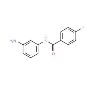 N-(3-Aminophenyl)-4-fluorobenzamide - chemical structure image