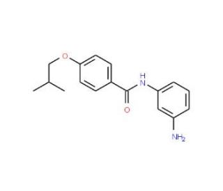 N-(3-Aminophenyl)-4-isobutoxybenzamide - chemical structure image
