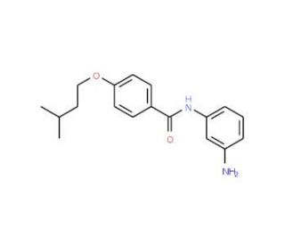 N-(3-Aminophenyl)-4-(isopentyloxy)benzamide - chemical structure image