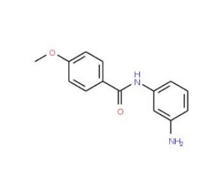 N-(3-Aminophenyl)-4-methoxybenzamide - chemical structure image