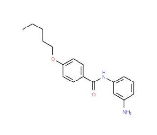 N-(3-Aminophenyl)-4-(pentyloxy)benzamide - chemical structure image