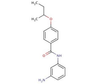 N-(3-Aminophenyl)-4-(sec-butoxy)benzamide - chemical structure image