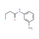 N-(3-Aminophenyl)butanamide (CAS 93469-29-5) - chemical structure image