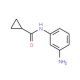N-(3-Aminophenyl)cyclopropanecarboxamide (CAS 879127-21-6) - chemical structure image