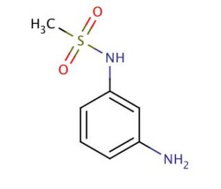 N-(3-Aminophenyl)methanesulfonamide (CAS 37045-73-1) - chemical structure image