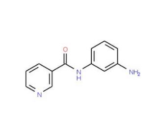 N-(3-aminophenyl)nicotinamide (CAS 63556-12-7) - chemical structure image