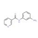 N-(3-aminophenyl)nicotinamide (CAS 63556-12-7) - chemical structure image