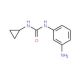 N-(3-aminophenyl)-N′-cyclopropylurea - chemical structure image
