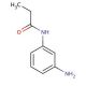 N-(3-Aminophenyl)propanamide (CAS 22987-10-6) - chemical structure image