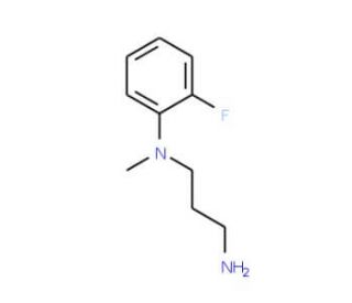 N-(3-aminopropyl)-2-fluoro-N-methylaniline - chemical structure image