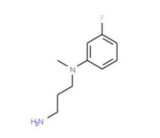 N-(3-aminopropyl)-3-fluoro-N-methylaniline - chemical structure image