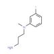 N-(3-aminopropyl)-3-fluoro-N-methylaniline - chemical structure image