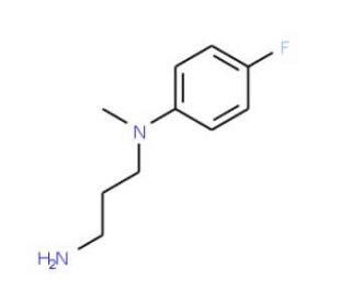 N-(3-aminopropyl)-4-fluoro-N-methylaniline - chemical structure image