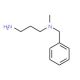 N-(3-aminopropyl)-N-benzyl-N-methylamine (CAS 13910-49-1) - chemical structure image