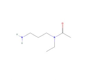 N-(3-aminopropyl)-N-ethylacetamide - chemical structure image