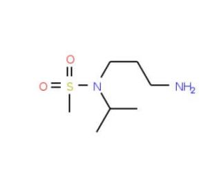 N-(3-aminopropyl)-N-isopropylmethanesulfonamide - chemical structure image