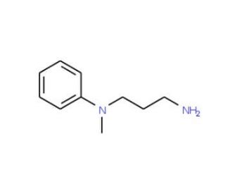 N-(3-Aminopropyl)-N-methyl-N-phenylamine (CAS 53485-07-7) - chemical structure image