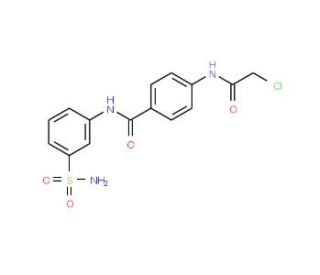 N-[3-(aminosulfonyl)phenyl]-4-[(chloroacetyl)amino]benzamide - chemical structure image