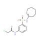 N-[3-(Azepan-2-ylidenesulfamoyl)-phenyl]-2-chloro-acetamide - chemical structure image