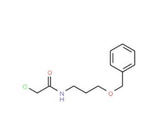 N-[3-(benzyloxy)propyl]-2-chloroacetamide - chemical structure image