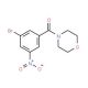 N-(3-Bromo-5-nitrobenzoyl)morpholine (CAS 941294-19-5) - chemical structure image