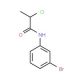 N-(3-bromophenyl)-2-chloropropanamide - chemical structure image