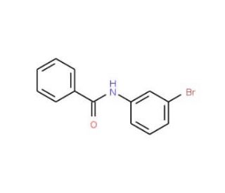 N-(3-bromophenyl)benzamide (CAS 10286-85-8) - chemical structure image
