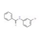 N-(3-bromophenyl)benzamide (CAS 10286-85-8) - chemical structure image