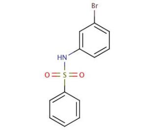 N-(3-bromophenyl)benzenesulfonamide - chemical structure image