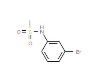N-(3-Bromophenyl)methansulfonamide (CAS 83922-51-4) - chemical structure image