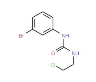 N-(3-Bromophenyl)-N&prime;-(2-chloroethyl)urea - chemical structure image