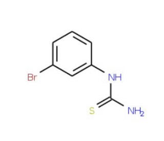 N-(3-bromophenyl)thiourea (CAS 21327-14-0) - chemical structure image