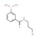 N-(3-Bromopropyl) 3-Boronobenzamide (CAS 850567-42-9) - chemical structure image
