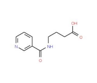 N-(3-Carboxypropyl)nicotinamide (CAS 34562-97-5) - chemical structure image