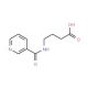 N-(3-Carboxypropyl)nicotinamide (CAS 34562-97-5) - chemical structure image