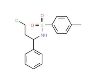 N-(3-chloro-1-phenylpropyl)-4-methylbenzenesulfonamide - chemical structure image