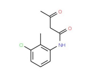 N-(3-chloro-2-methylphenyl)-3-oxobutanamide (CAS 20139-54-2) - chemical structure image