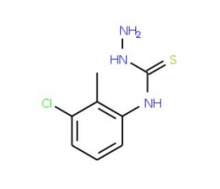 N-(3-chloro-2-methylphenyl)hydrazinecarbothioamide - chemical structure image