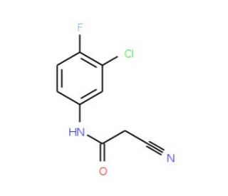 N-(3-Chloro-4-fluoro-phenyl)-2-cyano-acetamide - chemical structure image