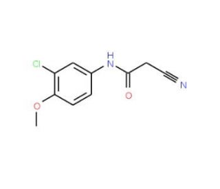 N-(3-Chloro-4-methoxy-phenyl)-2-cyano-acetamide (CAS 438030-67-2) - chemical structure image